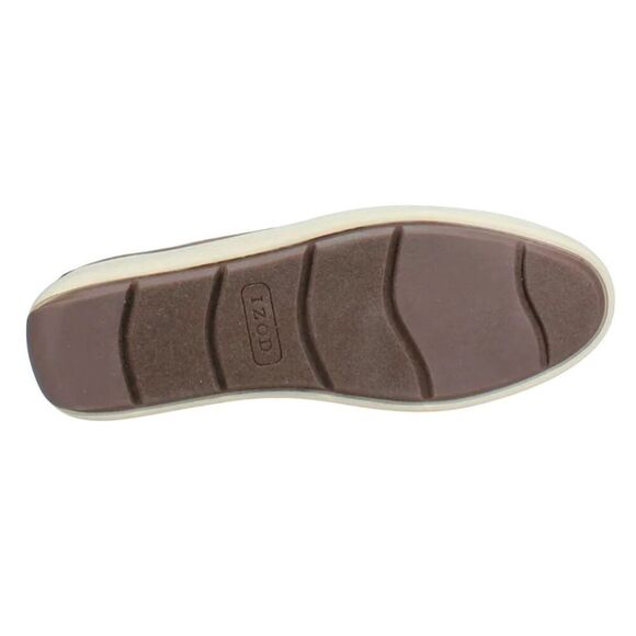 IZOD Men’s Slip On Shoes 10 Seapoint Loafers Tan Brown Memory Foam Lightweight - Picture 6 of 13